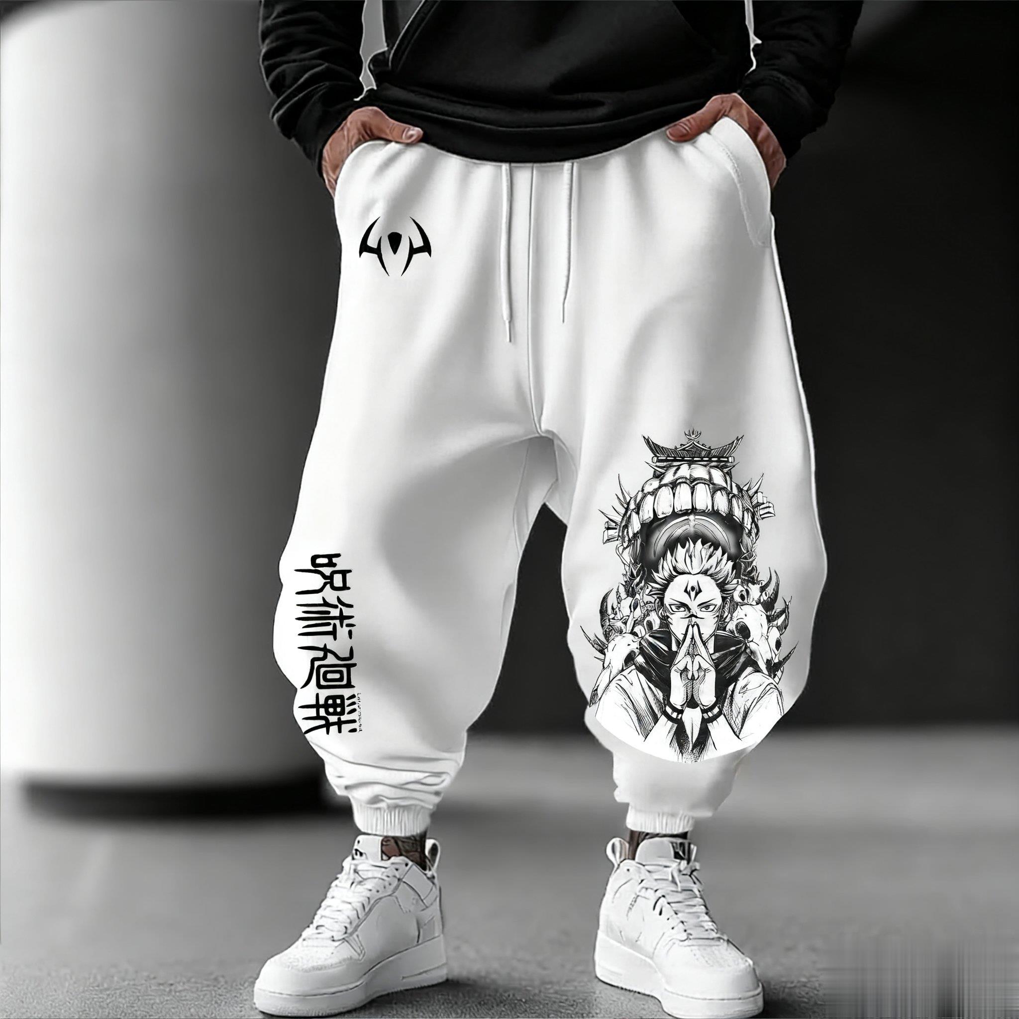 Streetwear Brand Beanie - Celana Jogging Pria Jujutsu Kaisen Celana