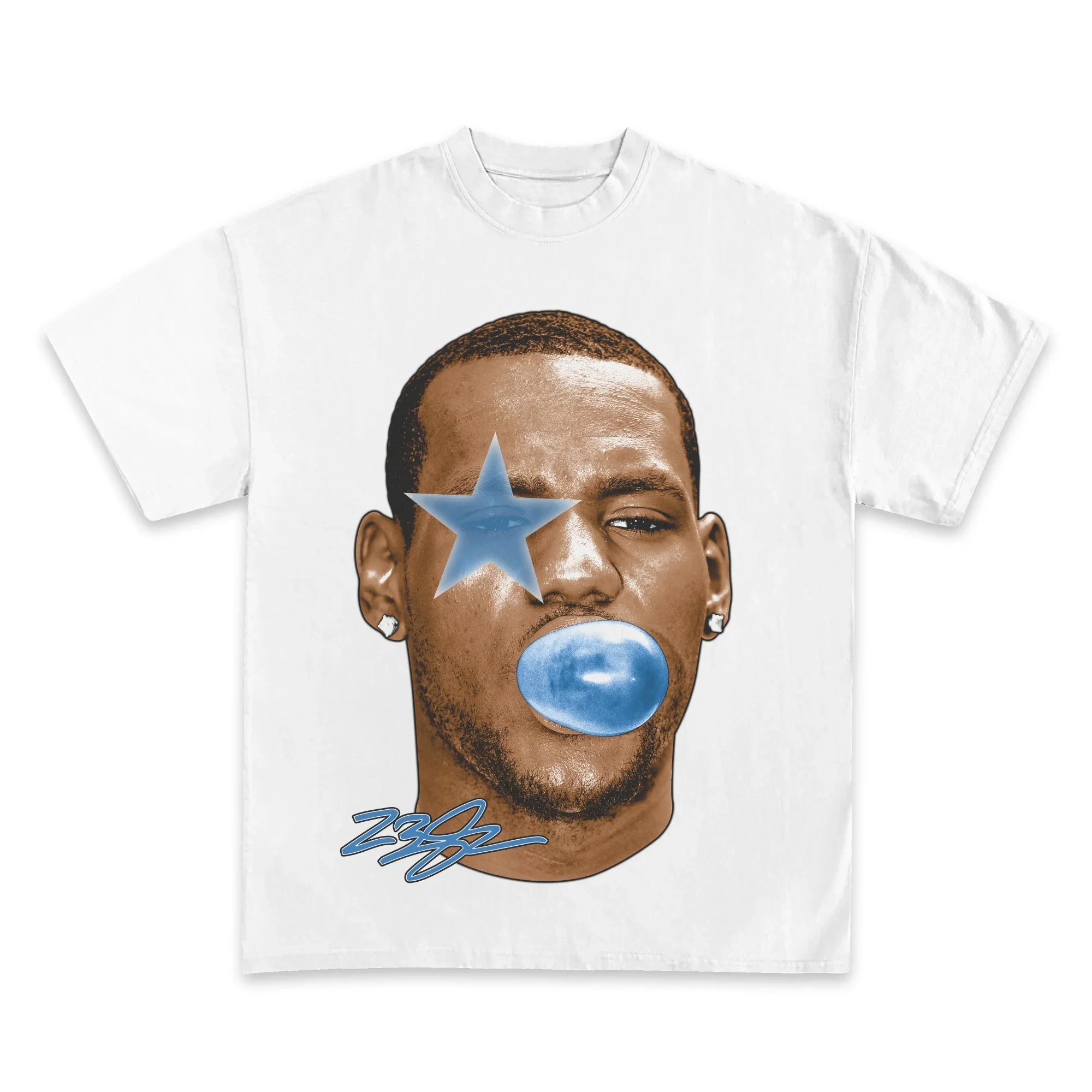 Streetwear Brand Vintage - Lebron James Kaus Bintang Basket Kaus