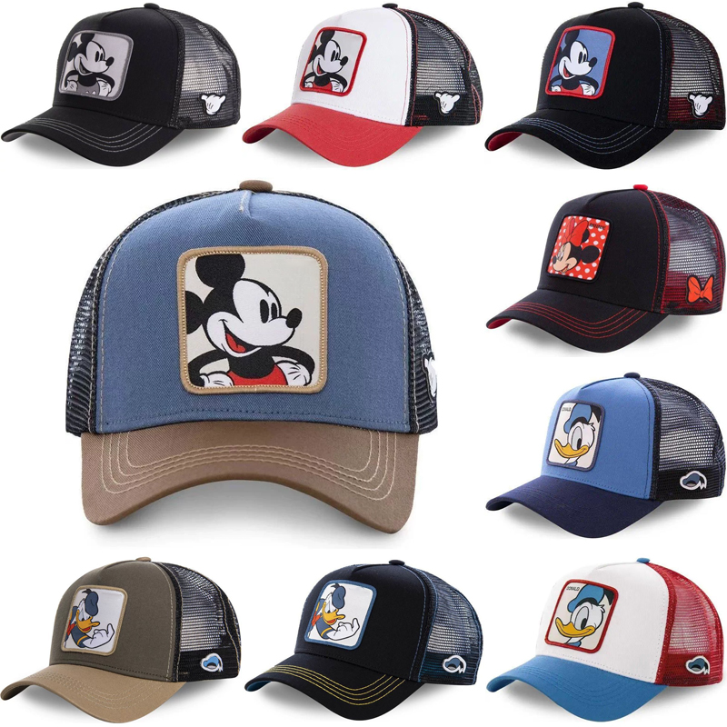 Streetwear Brand Beanie - Topi Trucker Mickey Kawaii dengan Jaring