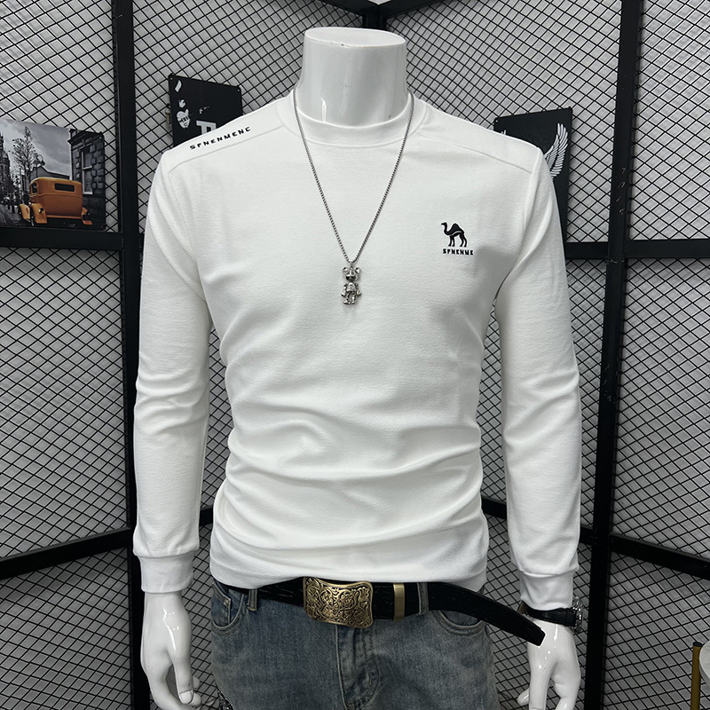 Streetwear Brand Popular - Sweater Pria Mewah Ringan, Lengan Panjang,