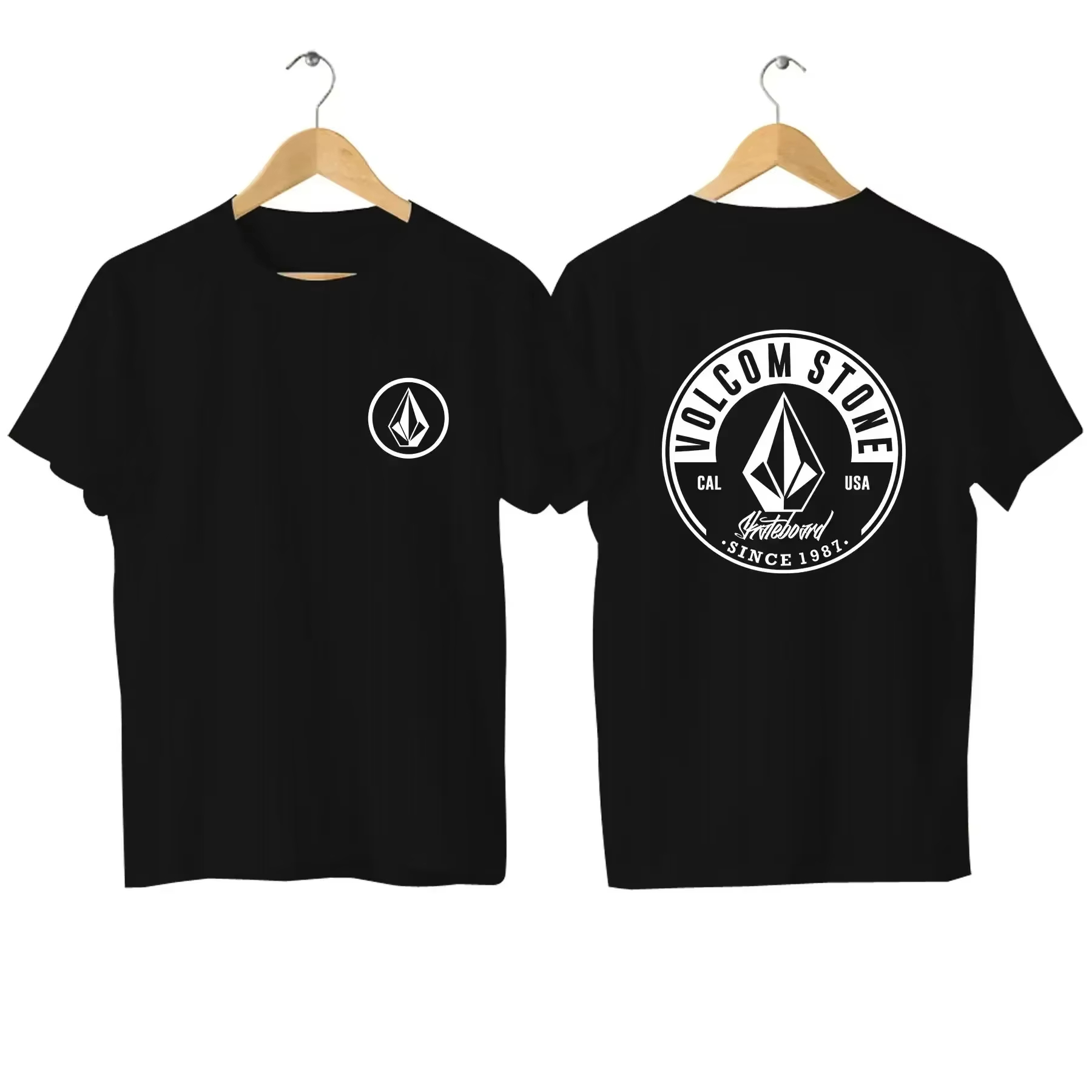 Streetwear Brand Stoned & Co - Volcom Stone Kaus Lengan Pendek Katun