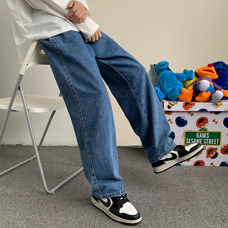 Streetwear Brand Denim - Celana Jeans Longgar Streetwear Baru 2026