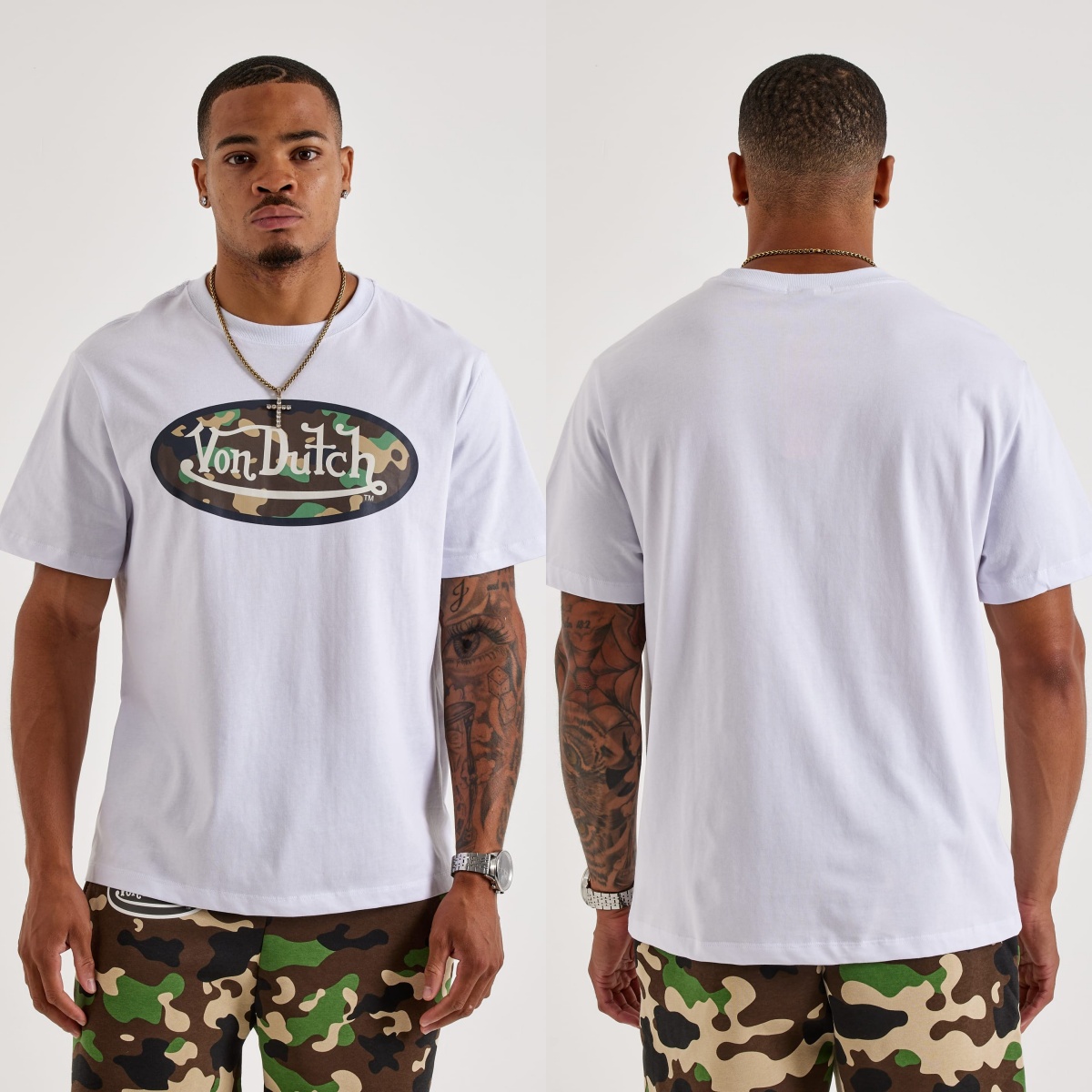 Von Camo Classic Logo Street T - Streetwear Brands Logo ulasan dan harga
