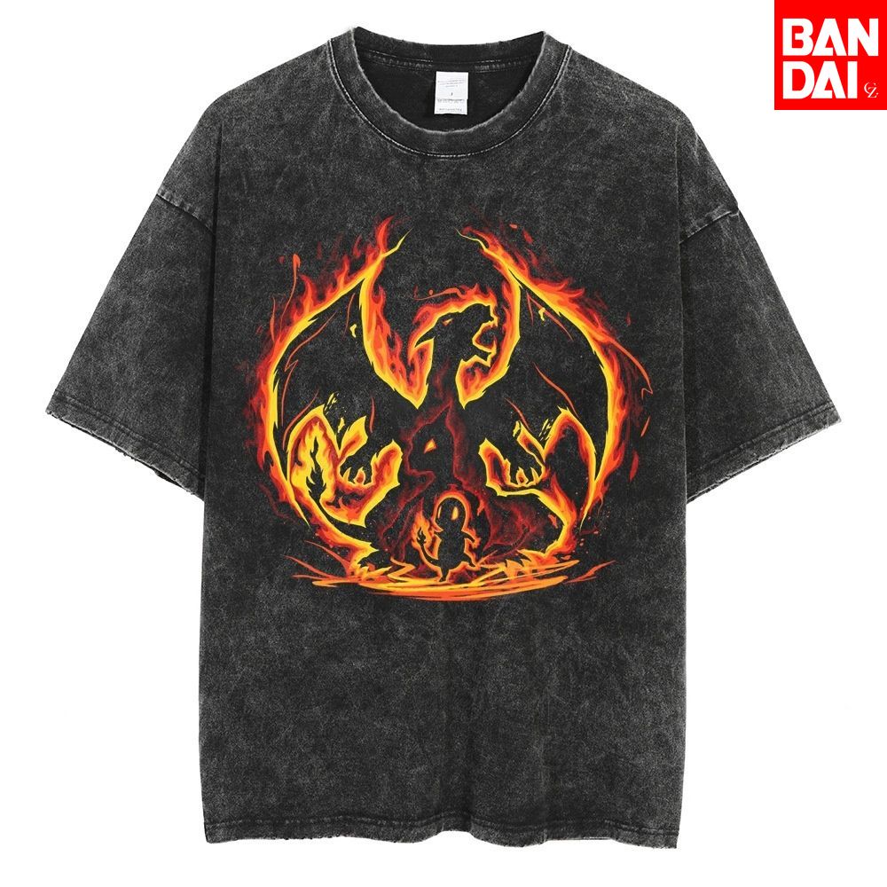 Kaus Pokemon Charizard Pria 20 - Streetwear Brand Beanie ulasan dan harga