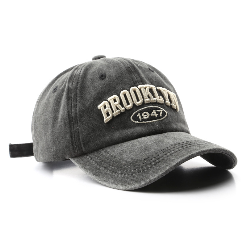 Topi bisbol bordir huruf Retro - Streetwear Brand Beanie ulasan dan harga