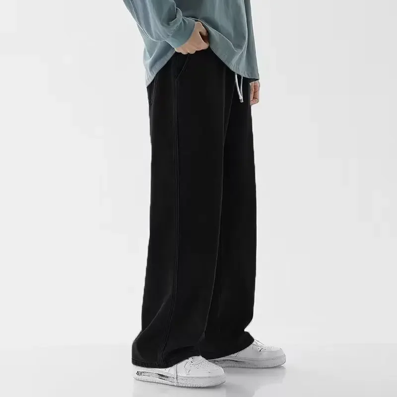 Celana Jeans Pria Kasual Longg - Streetwear Brand Denim ulasan dan harga