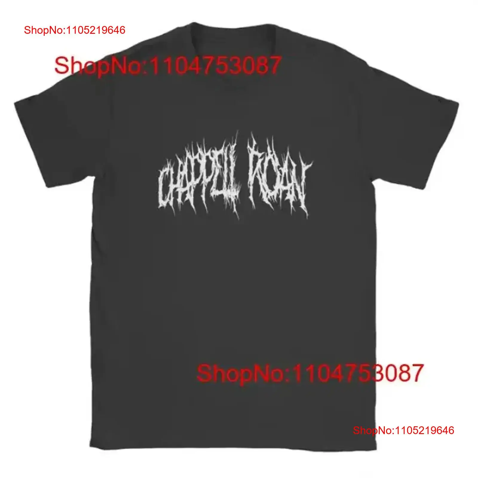 Kaos Hitam Chappell Roan Singe - Streetwear Brand Fonts ulasan dan harga