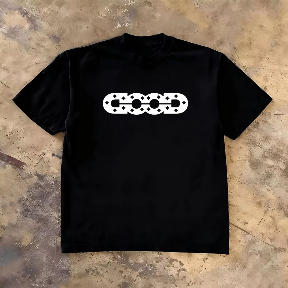 GOOD Logo White Y2K Street Tre - Streetwear Brands Logo ulasan dan harga