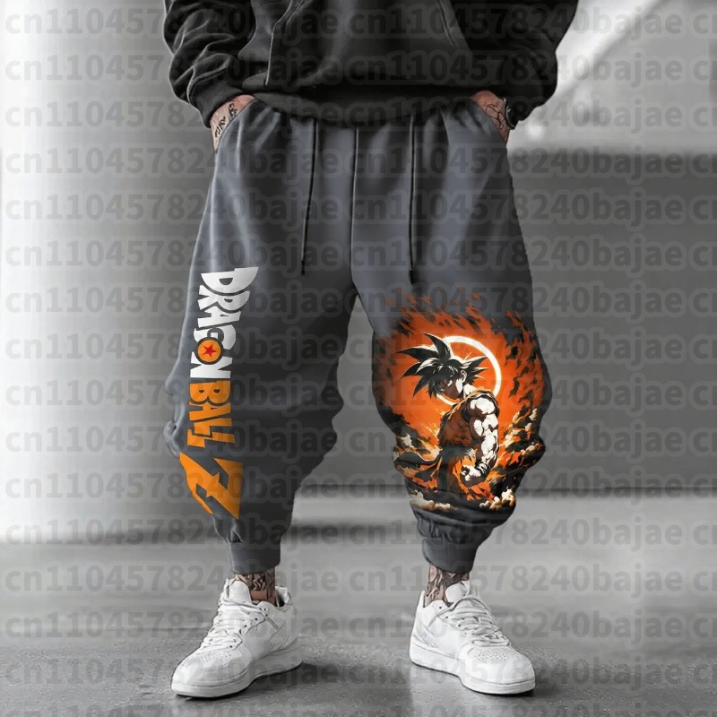 Celana Jogger Pria Grafis Anim - Streetwear Brand Beanie ulasan dan harga